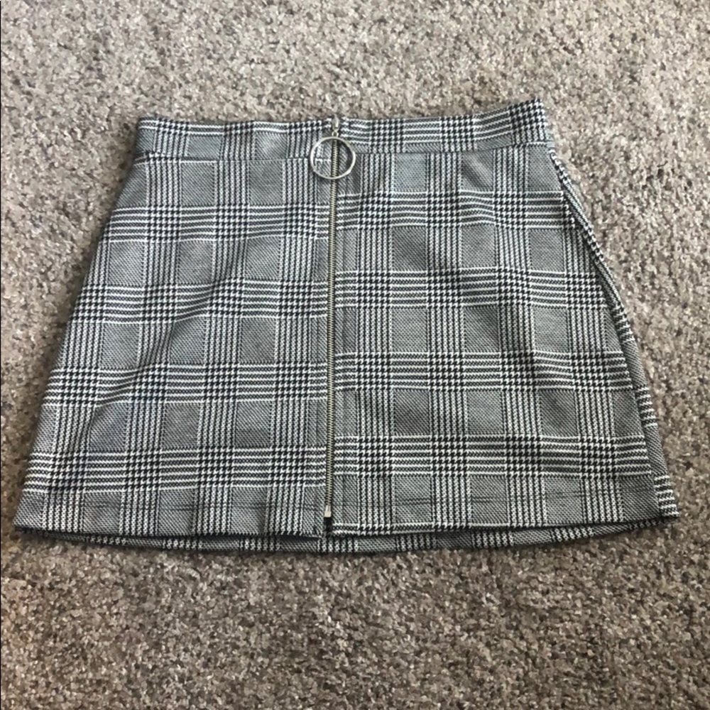 Gingham skirt
